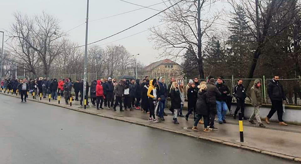 Protestna šetnja stanara naselja Stjepan Filipović