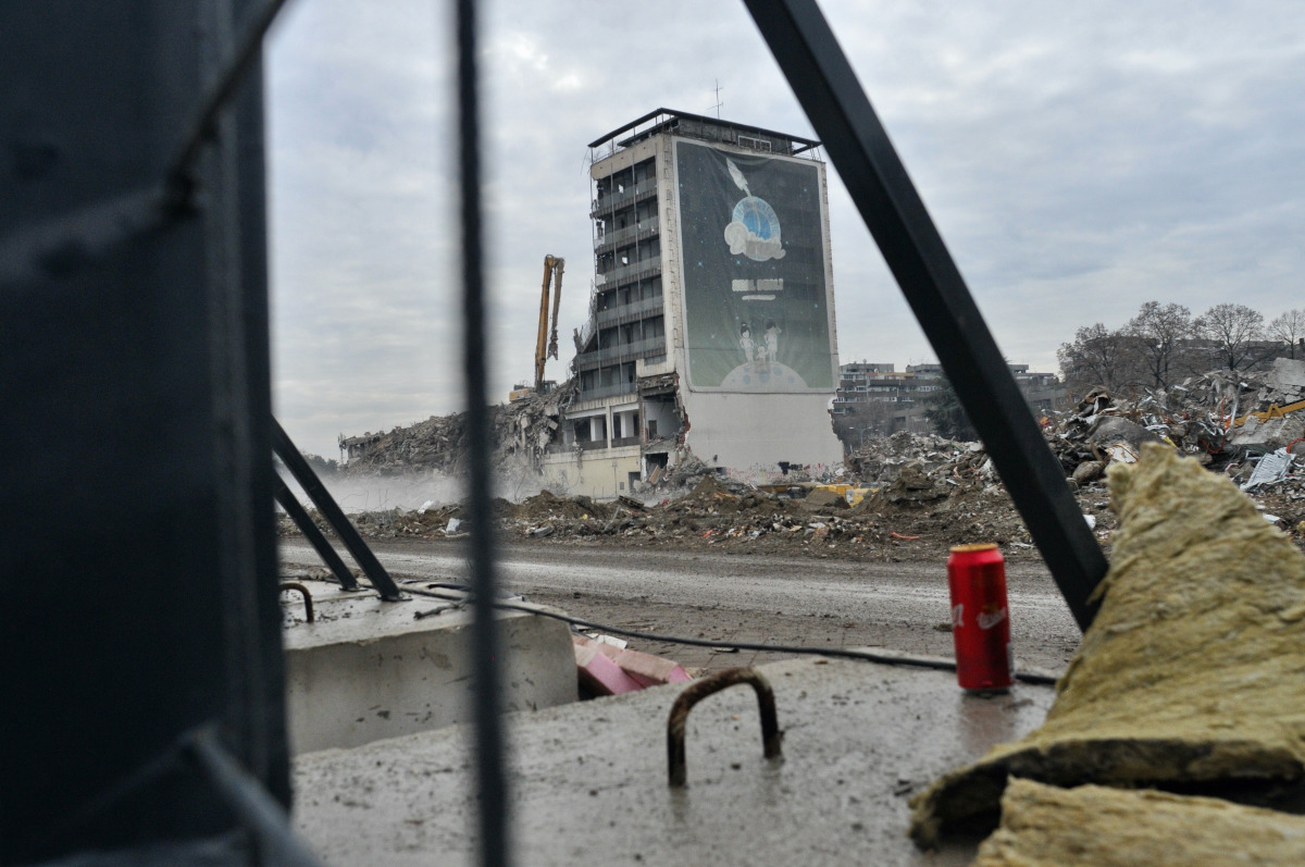 Ruševina hotela Jugoislavija