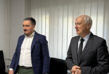 Advokat Jovan Rajić i dekan Filozofskog fakulteta u Nišu Vladimir Ž. Jovanović