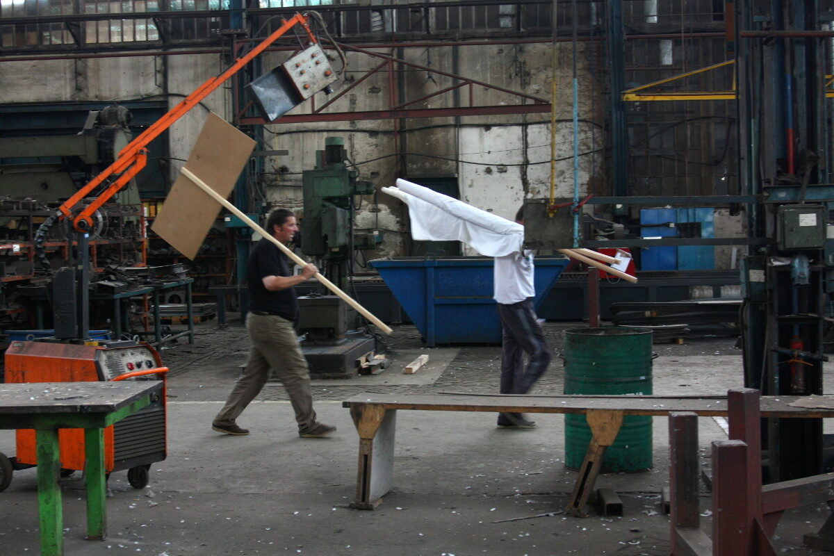 radnici Goše u pogonu nakon protesta