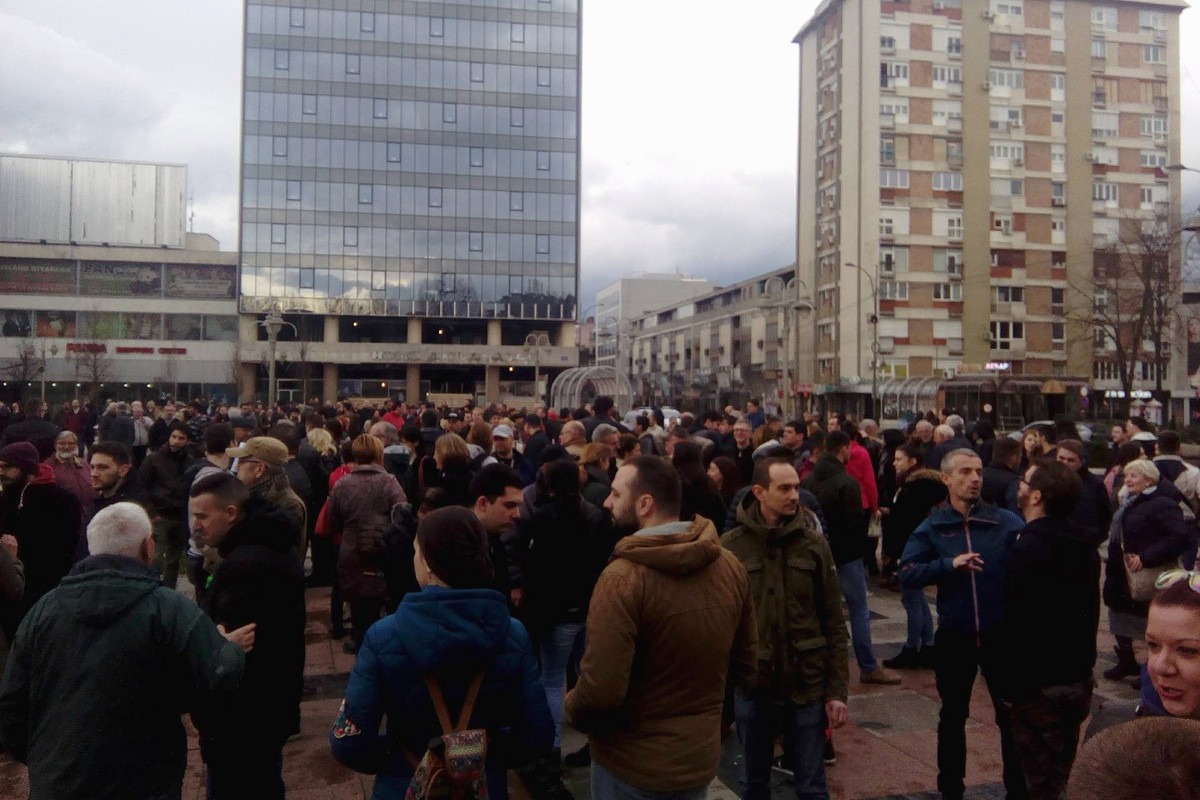 Protest u Nišu; Foto: Bojana Tamindžija / Mašina