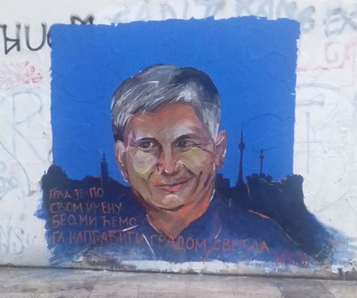 Mural ispred Filozofskog fakulteta u Beogradu; Foto: Dušan Ružanović / Facebook