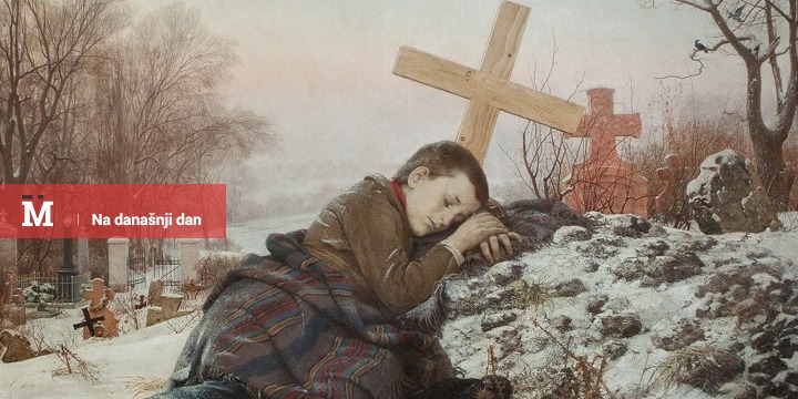 Uroš Predić, „Siroče na majčinom grobu“, 1888.