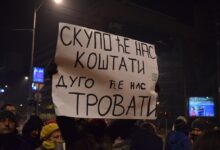 Protest za čist vazduh u Beogradu, 17.01.2020; Foto: Predrag Momčilović / Mašina