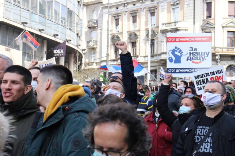 Protestna šetnja frilensera u Beogradu