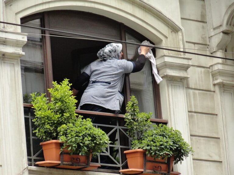 Kućna pomoćnica pere prozor