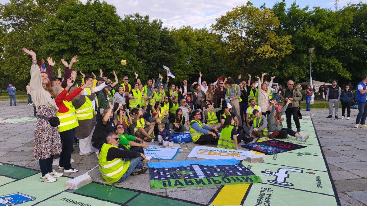 Akcija zborova u Parku prijateljstva