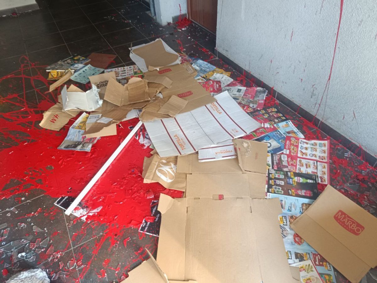 Vandalizovana zgrada na Zvezdari