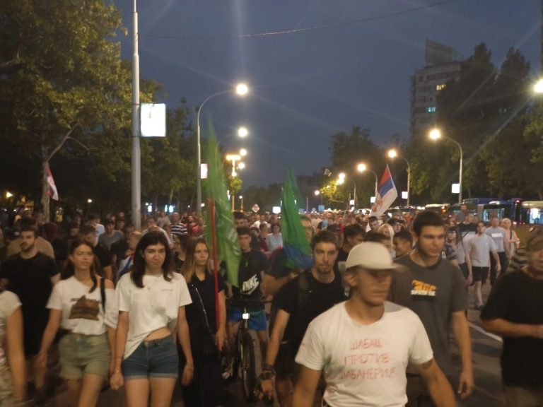 Protest u Beogradu