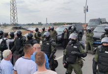 Policija ne dozvoljava građanima da pređu most ka Klisi u Novom Sadu Foto: Mašina