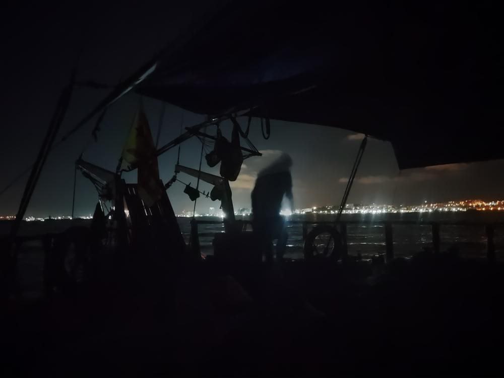 Sumud Flotila tokom noći