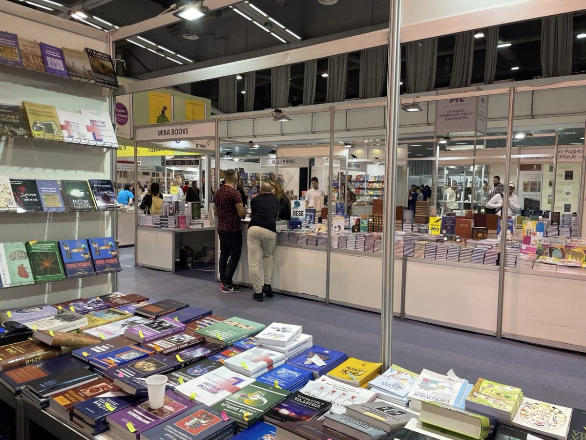 Foto: sajam knjiga bez posetilaca