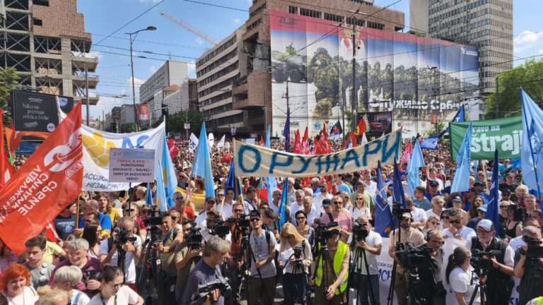 Prvi maj 2025. godine u Beogradu