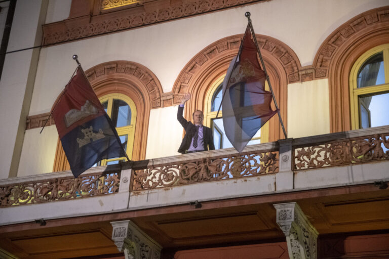 Vladan Đokić na terasi Rektorata