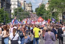 Prvomajski protest 2025; Foto: Mašina.