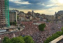 „Kada studenti budu odlučivali, na prvom mestu biće naši radnici, a ne strani investitori“, najavio je Jugoslav Ristić na Slaviji Slavija, 23. 5. 2026.