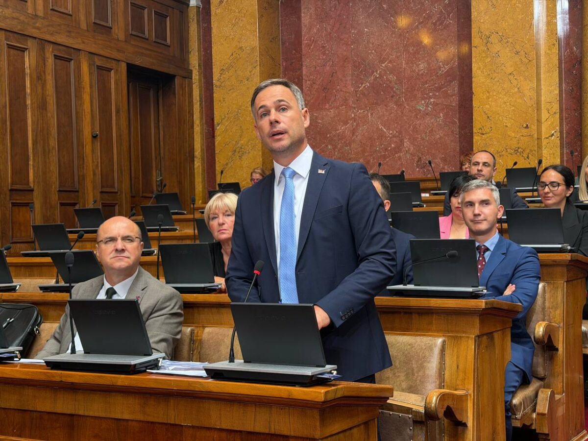 Narodni poslanik i predsednik NPS Miroslav Aleksić