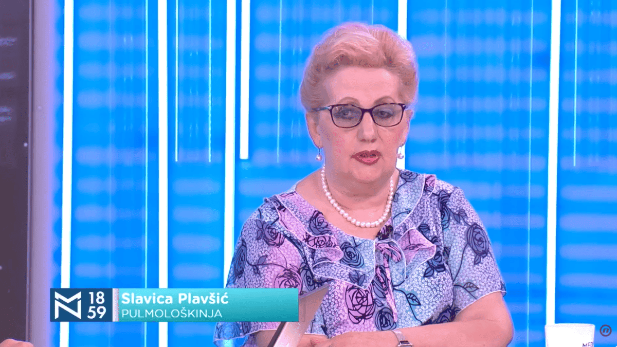 Slavica Plavšić pulmološkinja