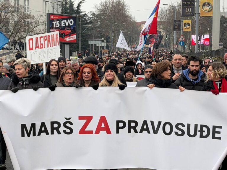 Protestna šetnja "Marš za pravosuđe"