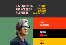 Albaneze u Beogradu poster