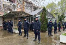 Kordon policije u Kuli tokom lokalnih izbora 29. marta 2026. godine