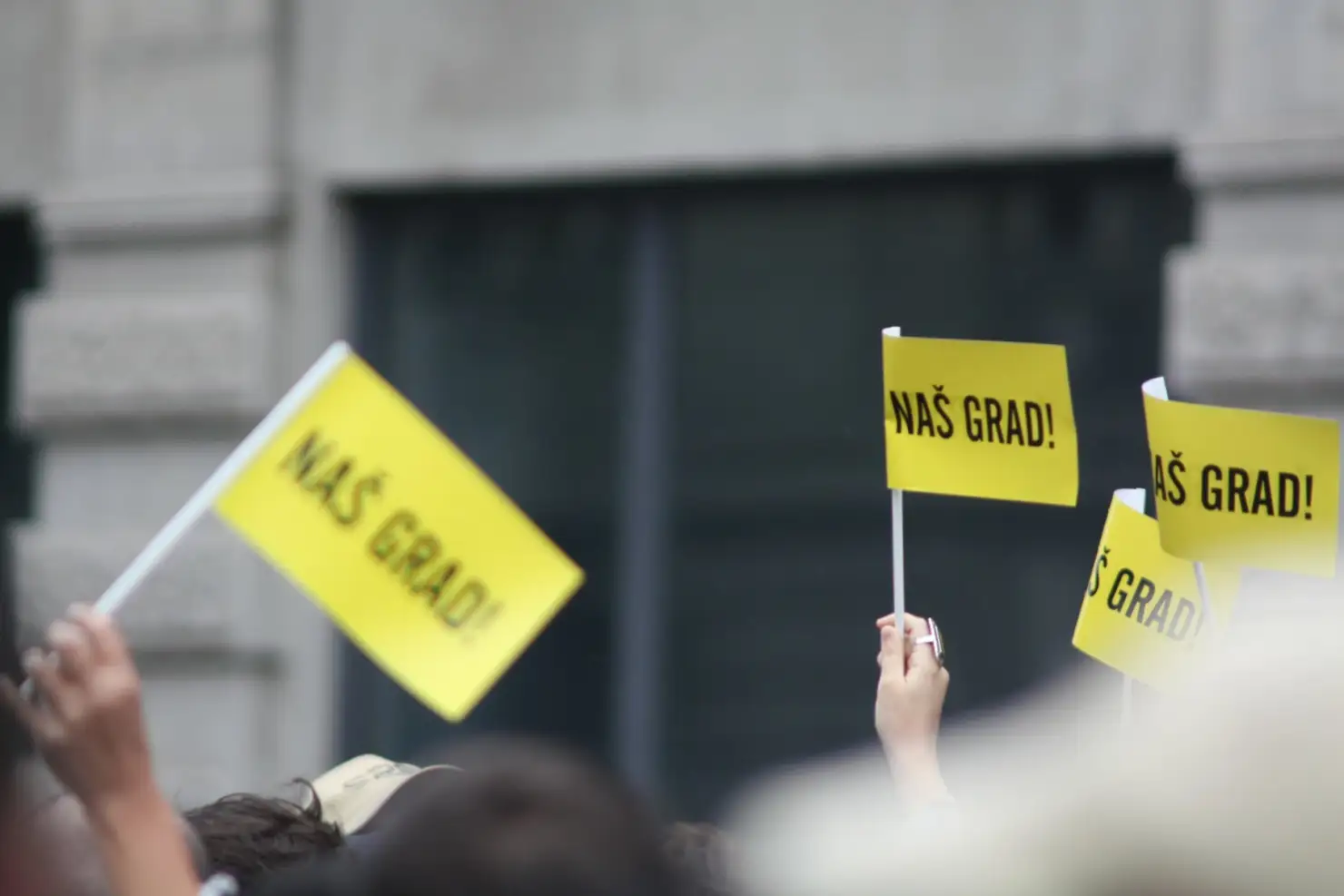 naš grad protest