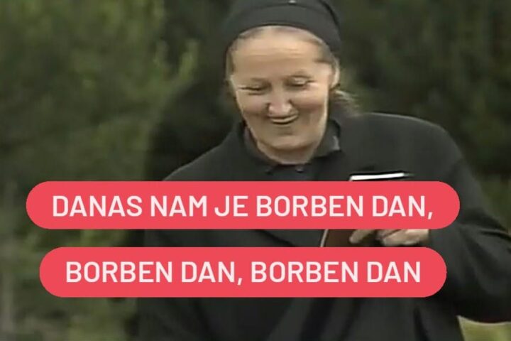 insert iz serije Đekna još nije umrela sa dodatim sloganom