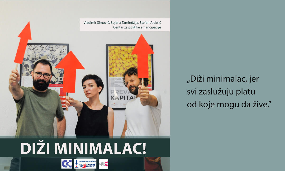 poster za kampanju Diži minimalac!