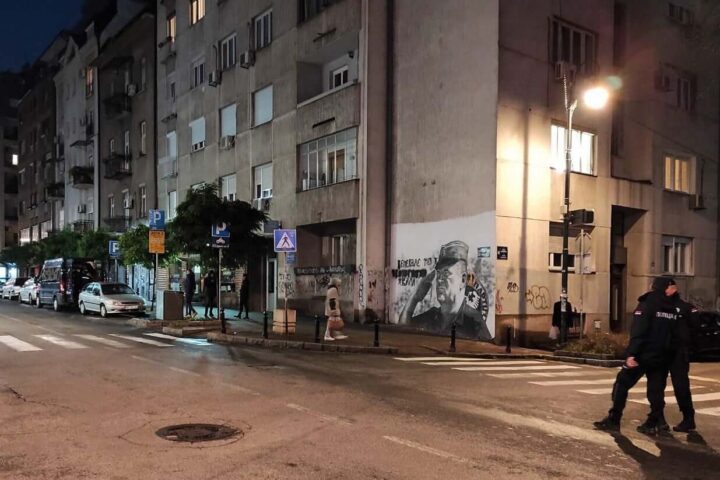 Mural posvećen Ratku Mladiću