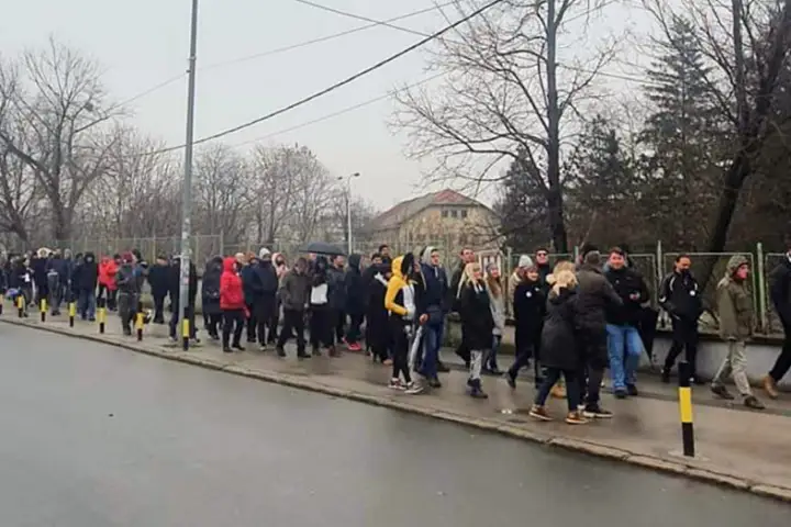Protestna šetnja stanara naselja Stjepan Filipović