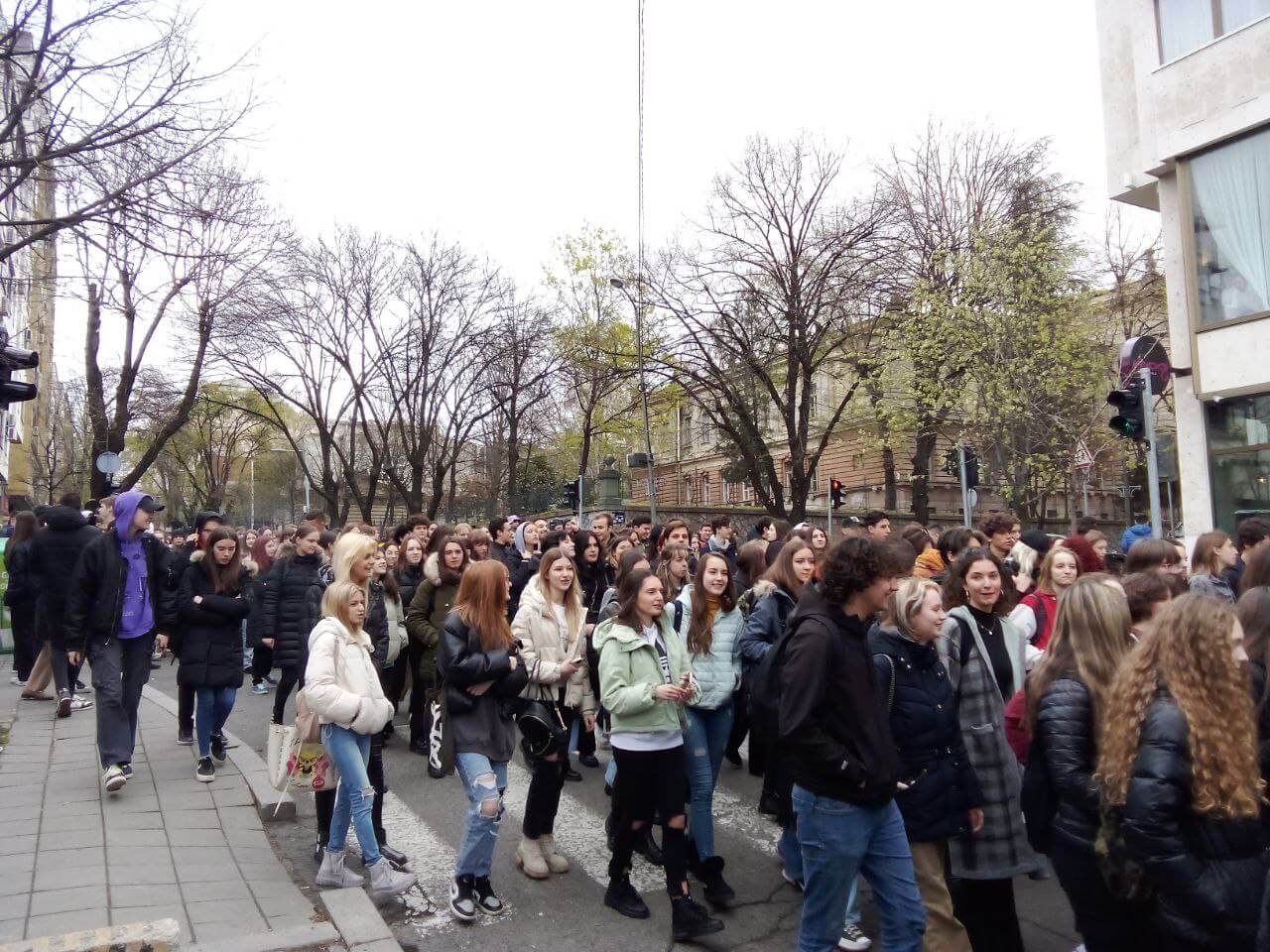 Protest srednjoškolaca