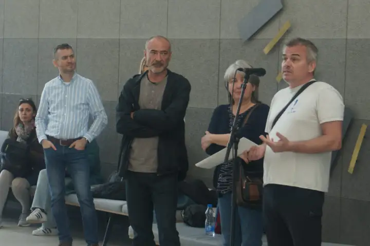 Sindikalni protest u RTV Vojvodine