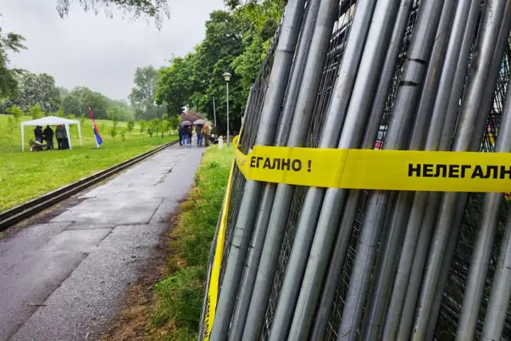 ograde na savskom nasipu