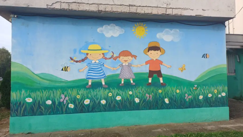 Mural na vrtiću