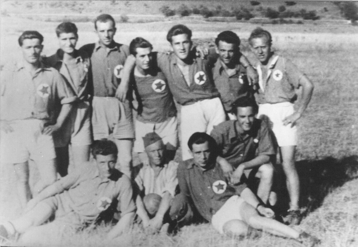 Fudbalski tim VI krajiške NOU brigade, 1944. godine