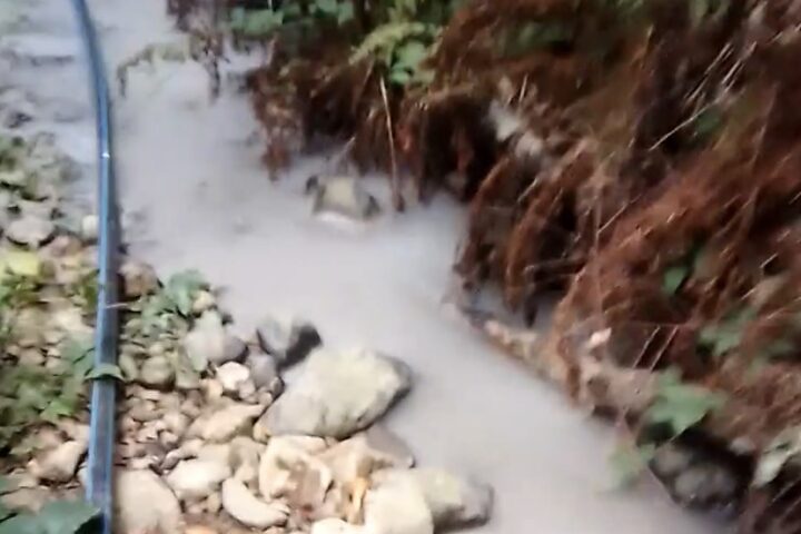 Snimak Dumitrovog potoka po tvrdnji RIS-a; Izvor: Snimak ekrana, Fejsbuk stranica Odbrana reke Mlave