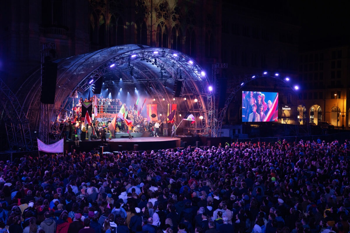 Otvaranje Bečkog pozorišnog festivala pod geslom Slobodna republika Beč, 2024; Foto: Franzi Kreis 