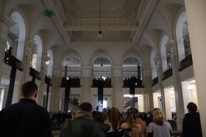 Studenti blokiraju Arhitektonski fakultet u Beogradu 24.11.2024; Foto: Prostorište