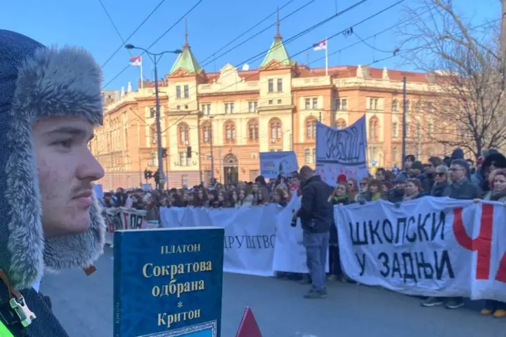 Protest prosvetnih radnica Školski čas u zadnji čas; Foto: Mašina