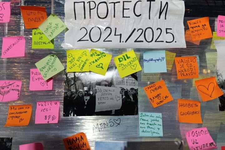 Protest u Novom Sadu zbog pada nadstrešnice, 1. februar 2025.