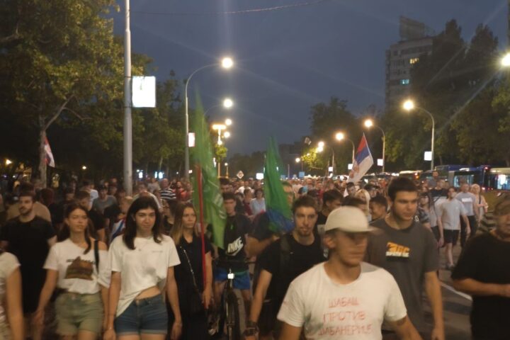 Protest u Beogradu