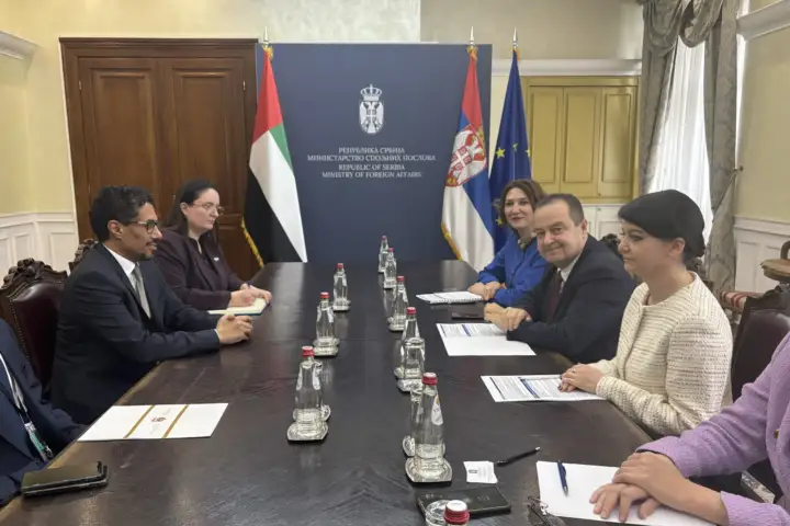 Ministar Dačić sa ambasadorom Ujedinjenih Arapskih Emirata