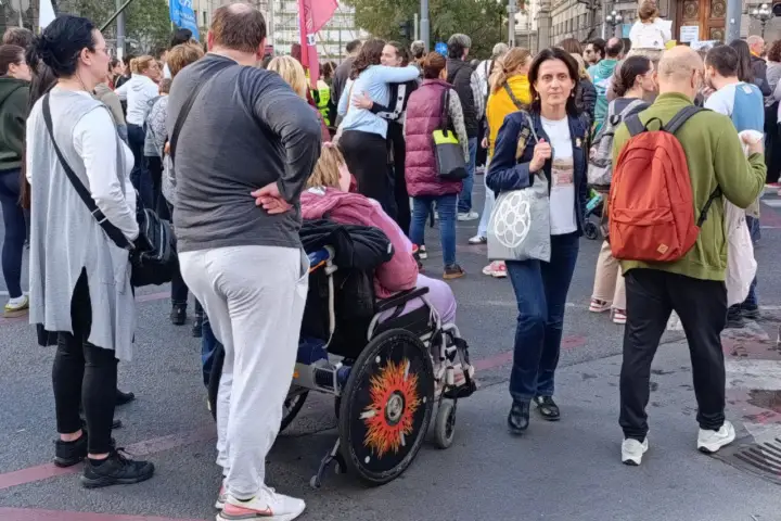 Protest za Zakon roditelj-negovatelj
