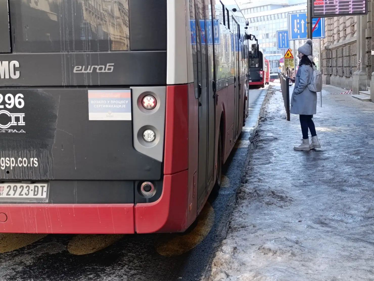 led na autobuskoj stanici