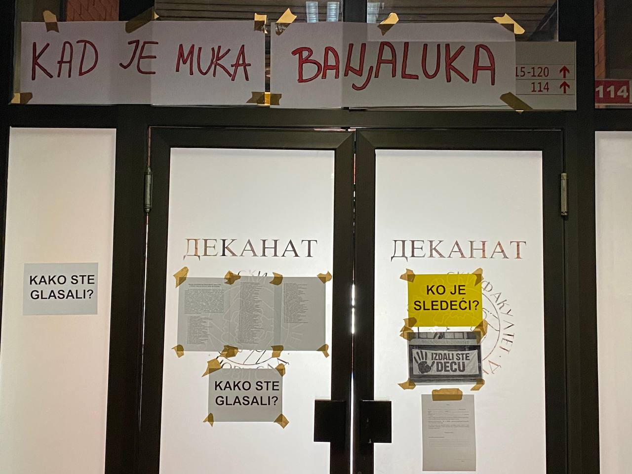 blokada dekanata
