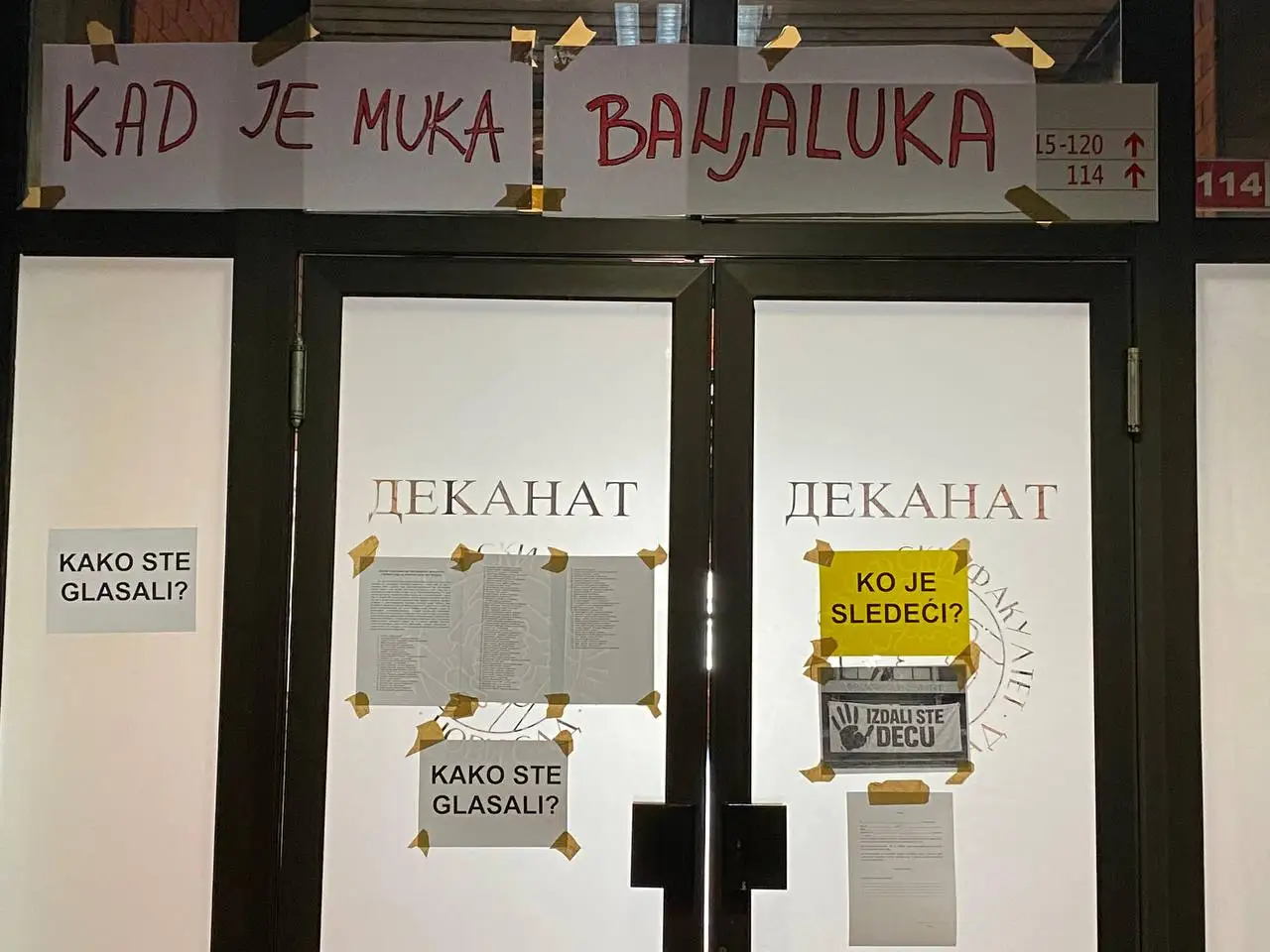 blokada dekanata