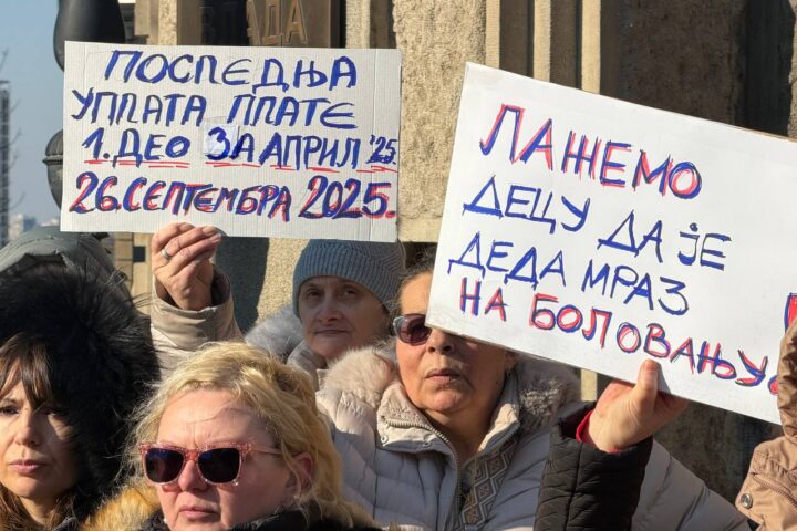 Protest radnica Apoteka Beograd u Beogradu