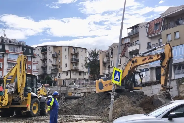 Urušavanje gradilišta u naselju Veljko Vlahović