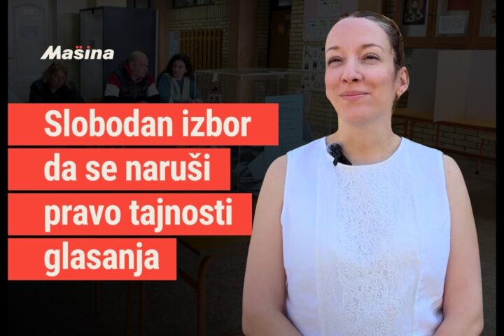 Slobodan izbor da se naruši pravo tajnosti glasanja – Sofija Mandić