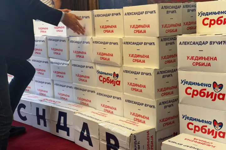 Potpisi podrške za listu SNS-a